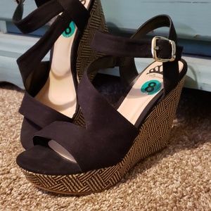 Black fergalicous heels